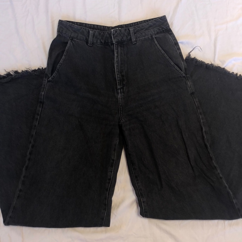 Urban Outfitters BDG Dark Grey Wide Leg Jean